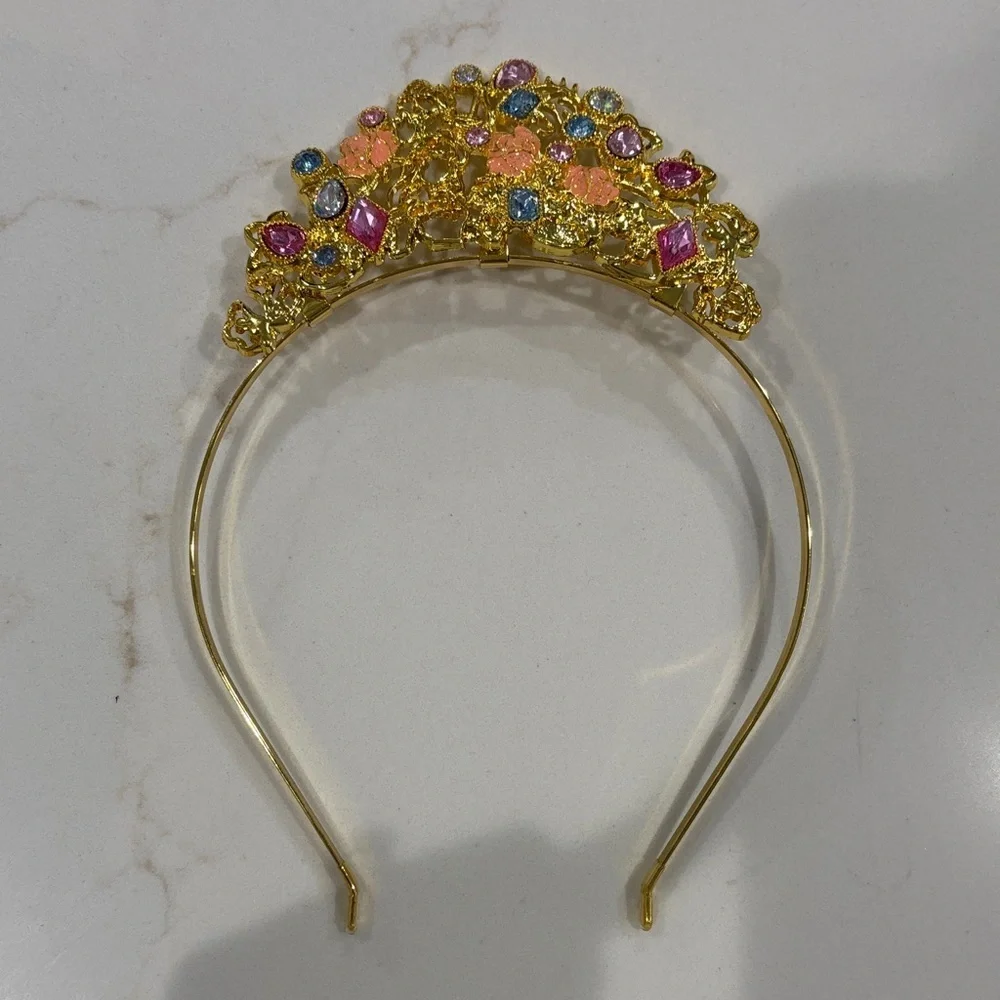 Princess Aurora WDW parks Sleeping Beauty Gold Gemstone Headband tiara